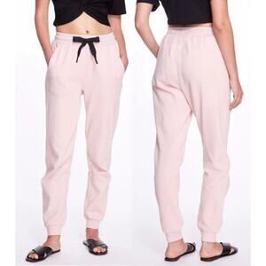 NWT Marchesa Active Remy Pull On Drawstring Soft Sweatpants Blush Women's Size M